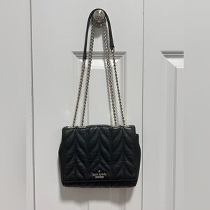 Kate Spade Black Quilted Crossbody Bag